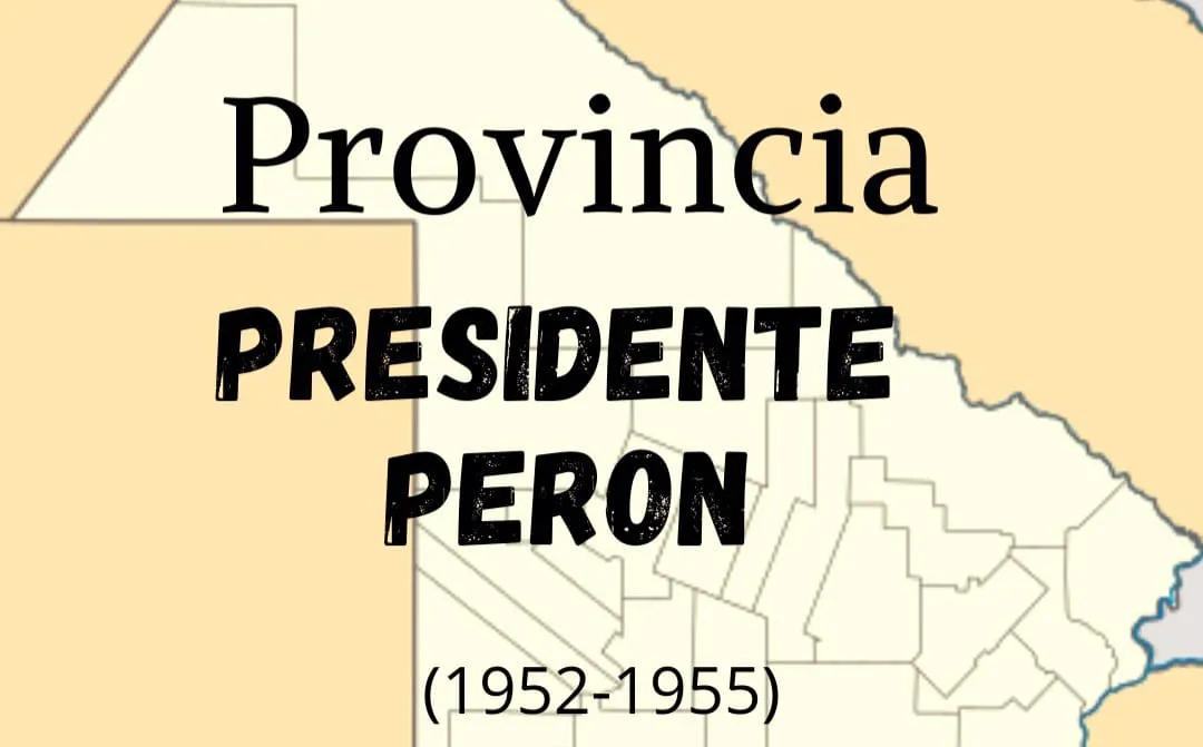 CHACO MAPA PERON